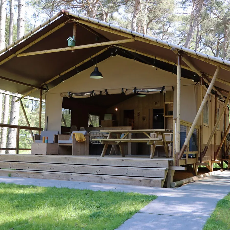 Glamping im Wald Ommerland 14
